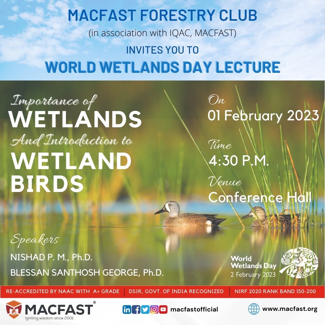 WETLANDS DAY LECTURE 1