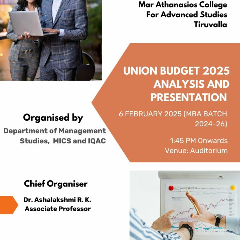 Union Budget Analysis 2025 Poster