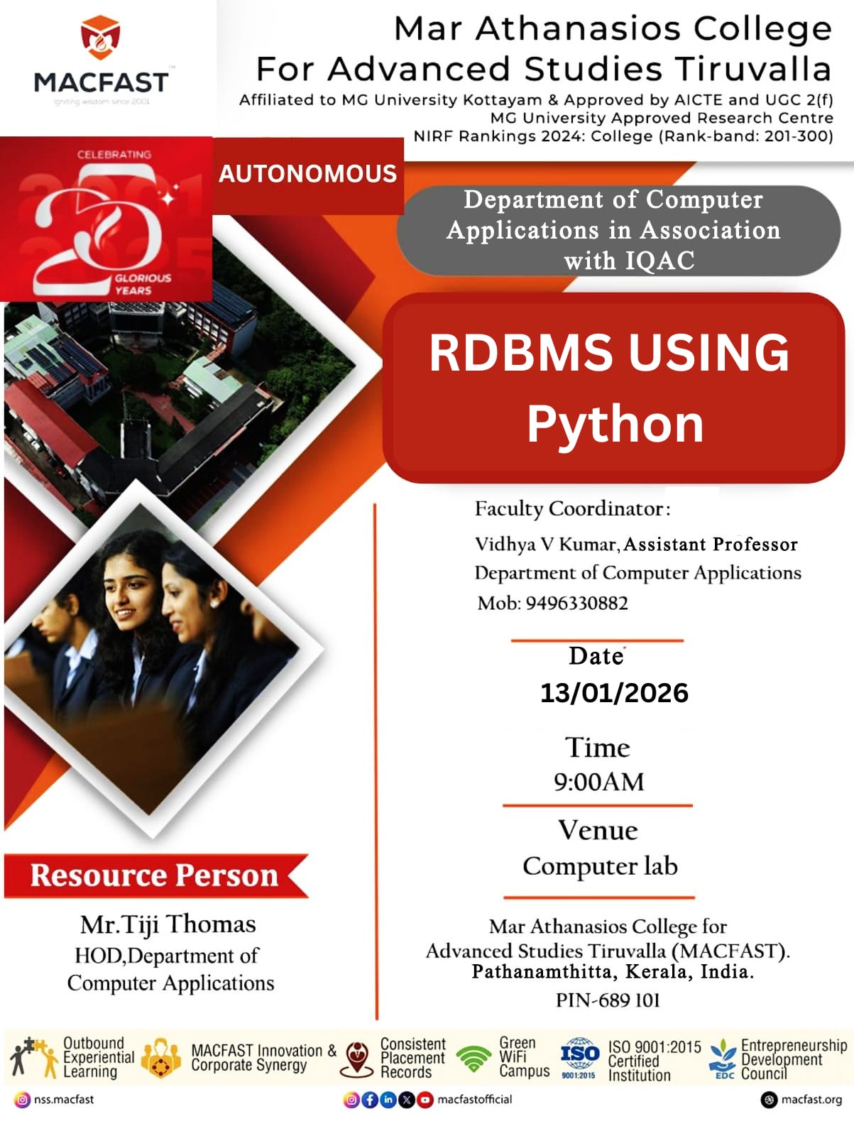 RDBMS python