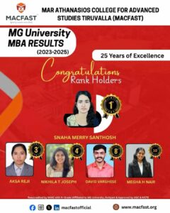 MBA 2023 25 RANK HOLDERS MBA 2023 25 RANK HOLDERS
